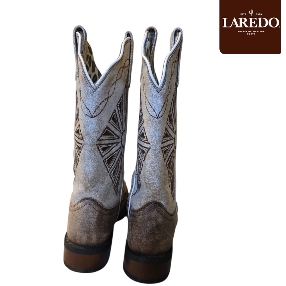LAREDO women's Kite Days western boots square toe size 6.5 - Picture 4 of 8